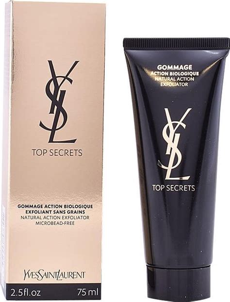 ysl top secrets gommage action bio tube 75 ml|Gommage Action Biologique Sans Grains .